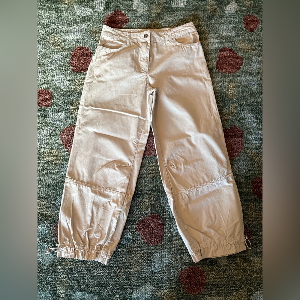ZARA GRUPO UTILITY HIKING PANTS DRAWSTRING HEM, OR TRENDY CASUAL WEAR SZ 4